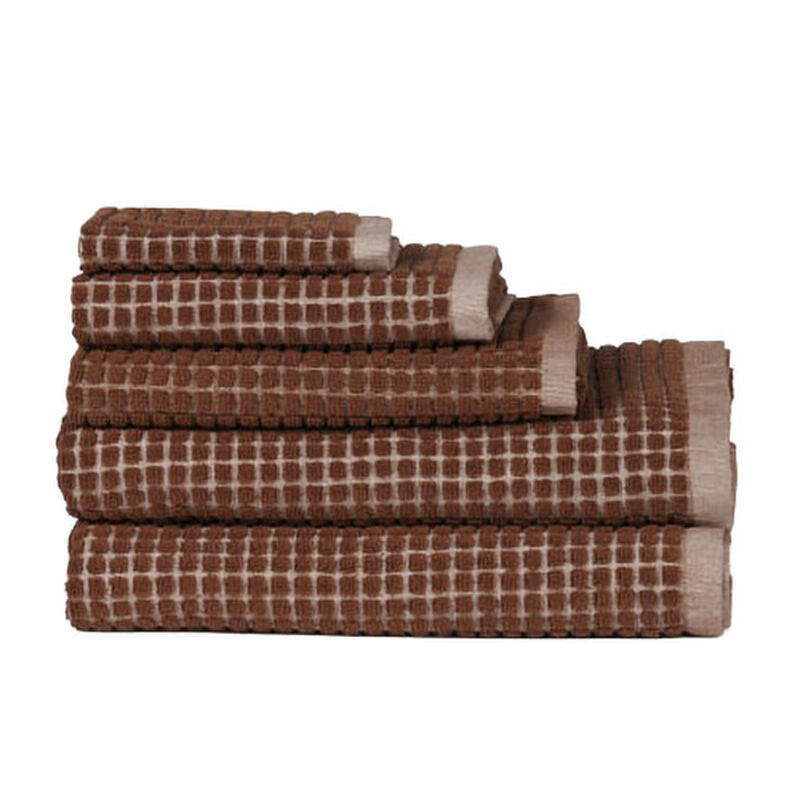 Citt&agrave; Nero Cotton Bath Towel Paprika/Cream 80x150cm image number 0