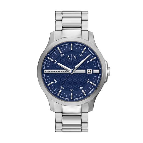Armani Exchange Three-Hand Date Stainless Steel Watch
