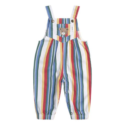 Huxbaby Vintage Stripe Overalls