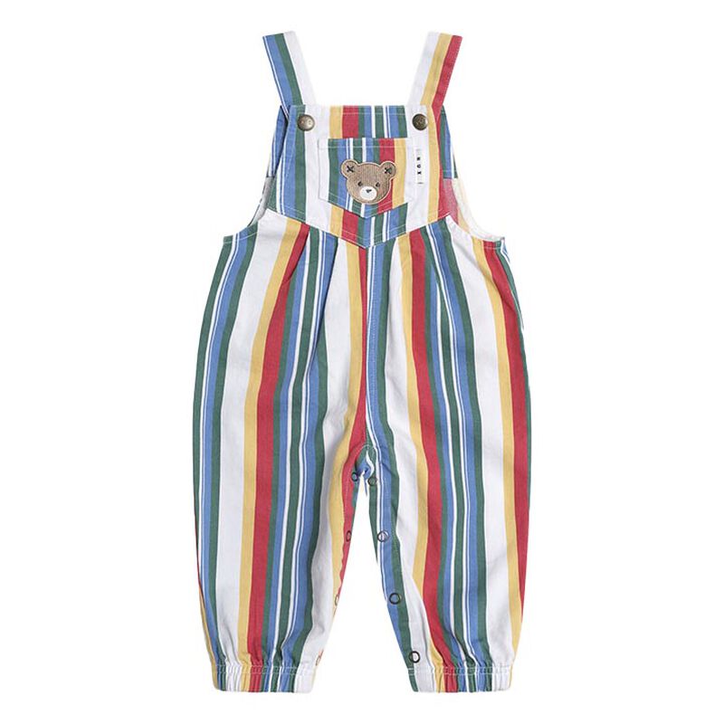 Huxbaby Vintage Stripe Overalls image number 0