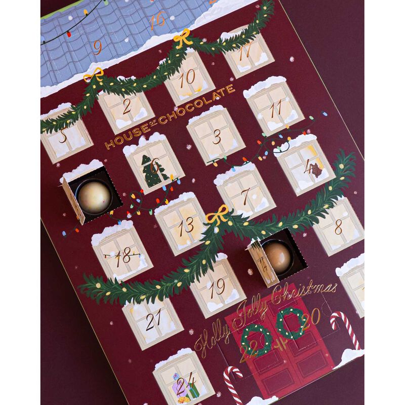 House of Chocolate 24 Piece Chocolate Advent Calendar image number 1