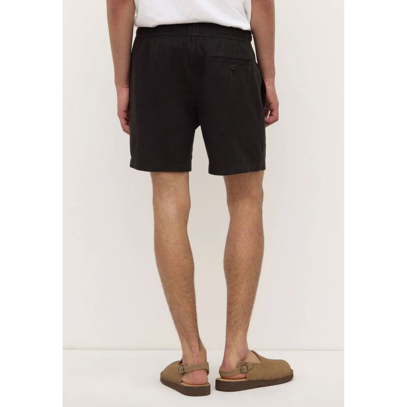 Assembly Label Tide Linen Short Black image number 1