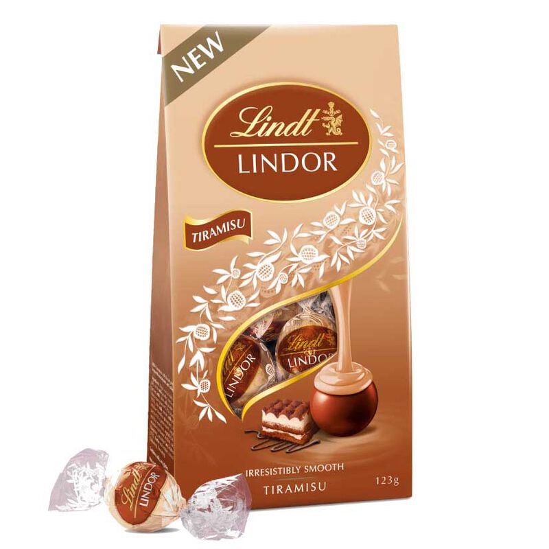 Lindt LINDOR Tiramisu Bag 123g image number 0