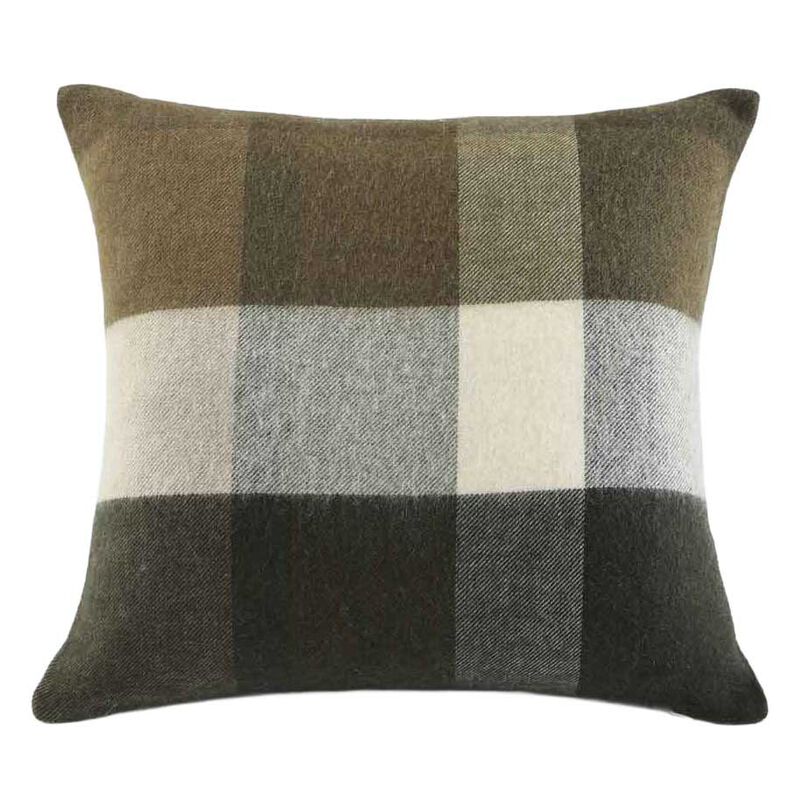 MM Linen Lodge Aus Lambswool Cushion 50x50 - Ivy image number 0