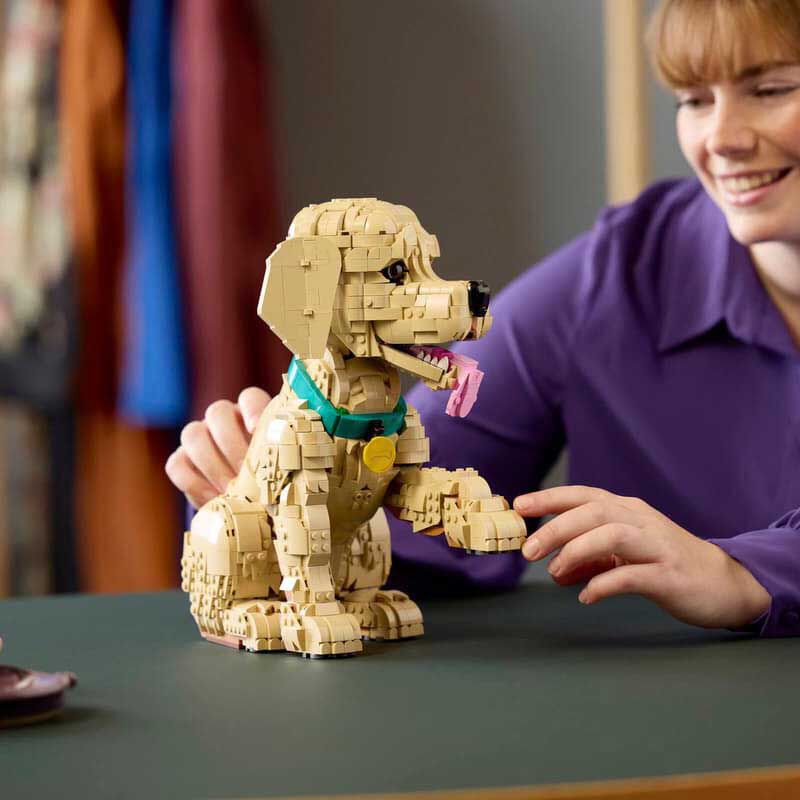 LEGO Icons Golden Retriever Puppy image number 3