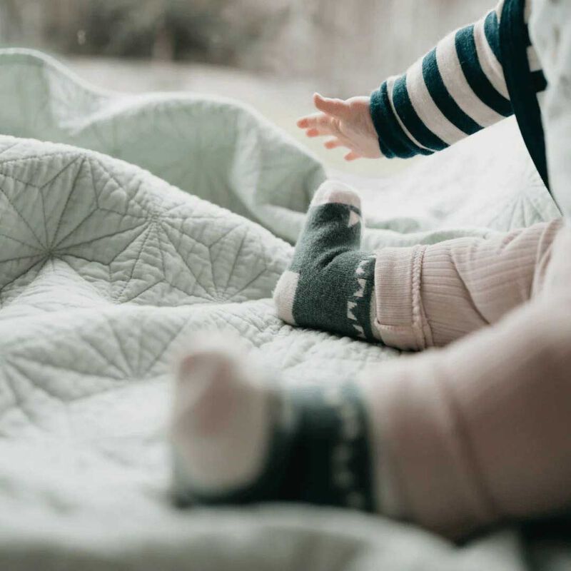 Mosey Merino Wool Baby Socks image number 1
