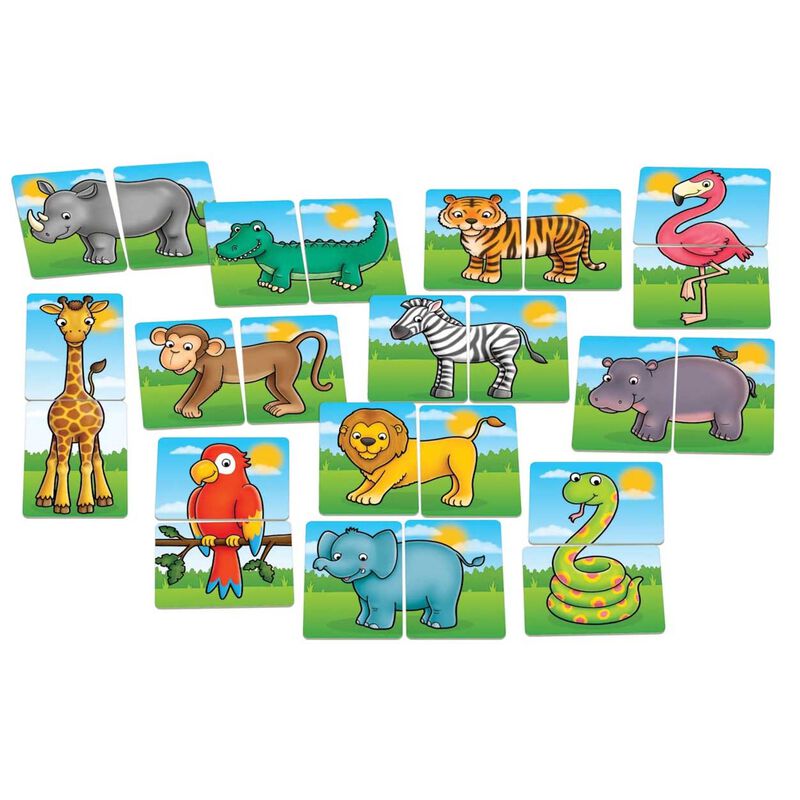 Orchard Toys Jungle Heads & Tails Game image number 1
