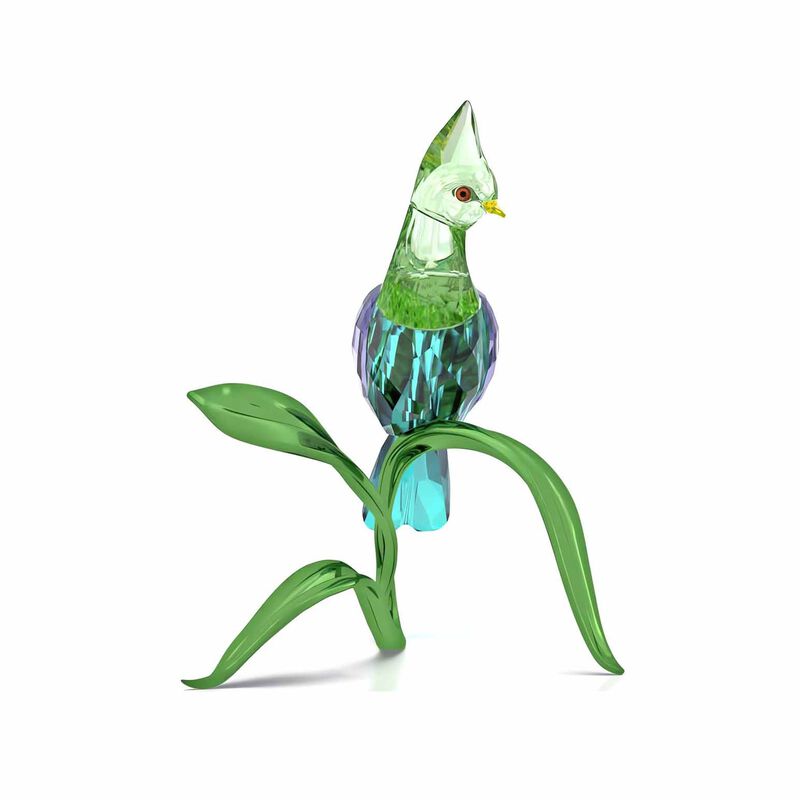 Swarovski Idyllia Green Turaco image number 1