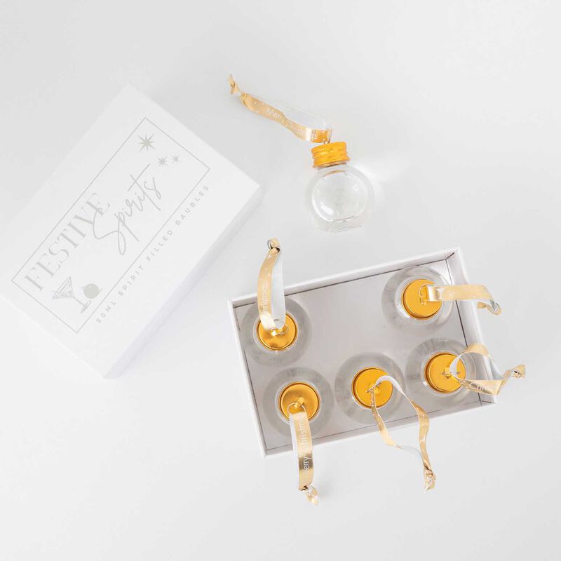 Weekender Gift Box of Gin Baubles 6 x 50ml image number 1