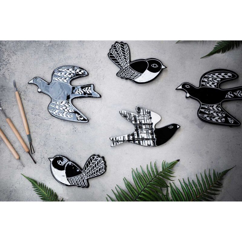 Borrowed Earth Ceramic Bird Large - Tui image number 2