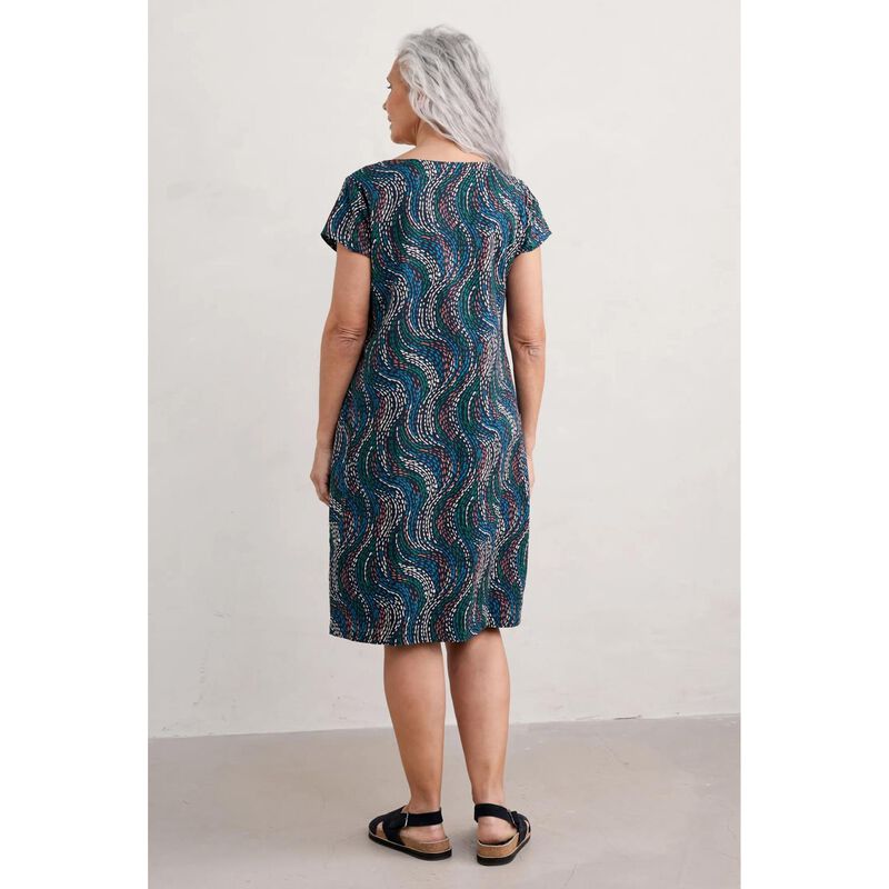 Seasalt Cornwall River Cove Dress River Spot Maritime image number 1