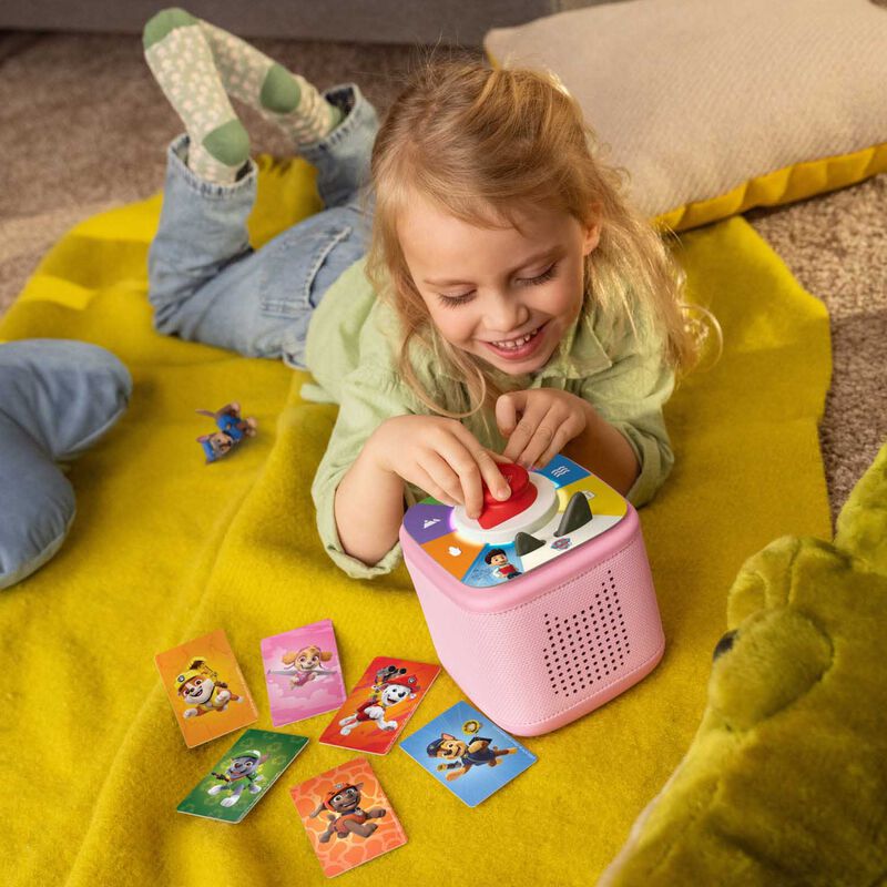 tonies Toniebox 2 - Cloud Pink Play Set - PAW Patrol Chase image number 1