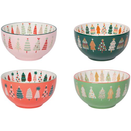 Danica Glitzmas Set Of 4 Christmas Bowls