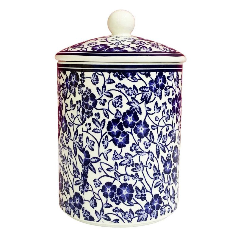 Dyme Bone China Canister - Blue Story image number 0