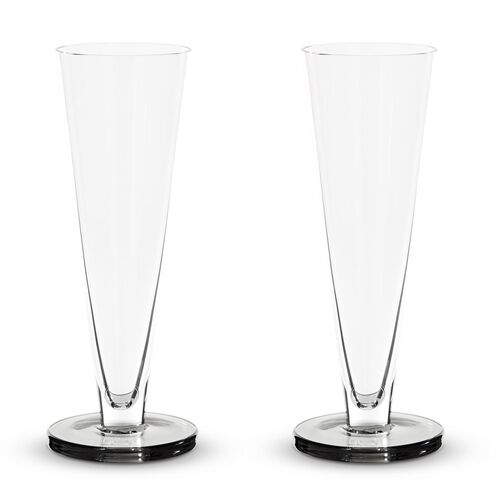 Tom Dixon Puck Flute Glass Set Of 2