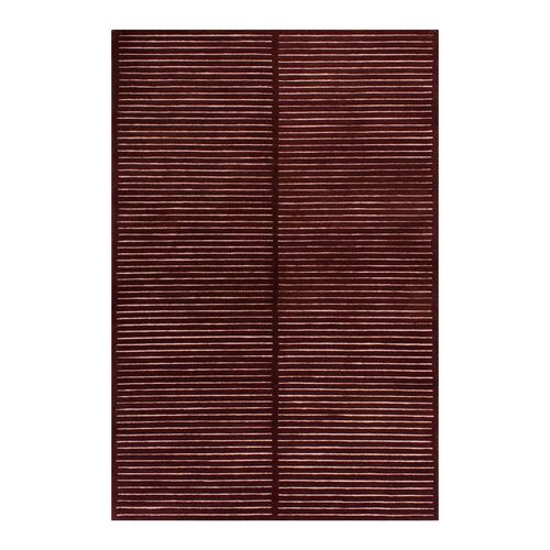 Baya Marlow 100% NZ Wool Floor Rug - Wine 200x300cm