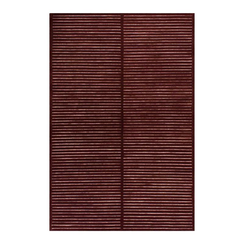 Baya Marlow 100% NZ Wool Floor Rug - Wine 200x300cm image number 0