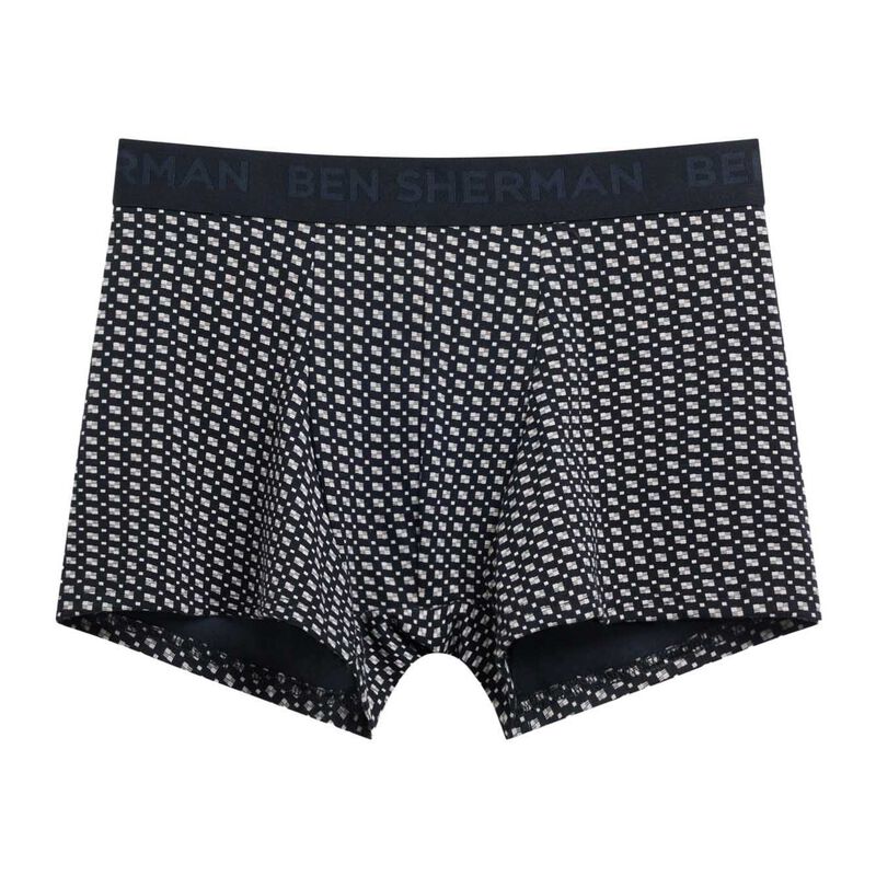 Ben Sherman Jacquard Geo Mix Trunks - 3 Pack image number 1