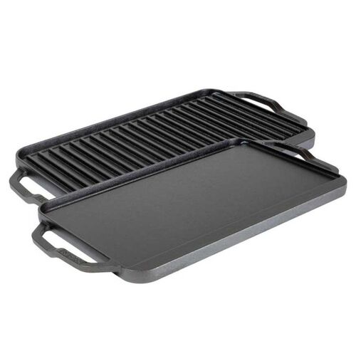Lodge Cast Iron Chef Collection Reversible Grill/Griddle 49cm