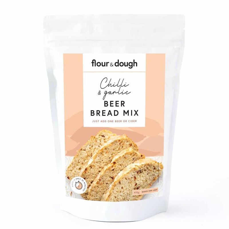 Flour & Dough Chilli & Garlic Beer Bread Mix image number 0