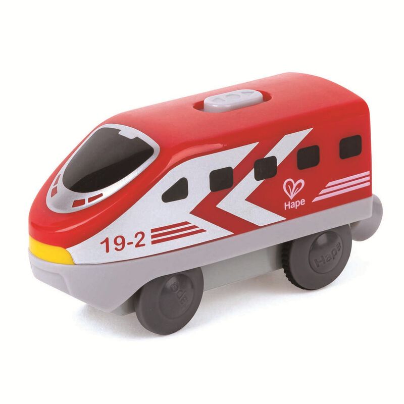Hape Battery Powered Intercity Loco - Red image number 0