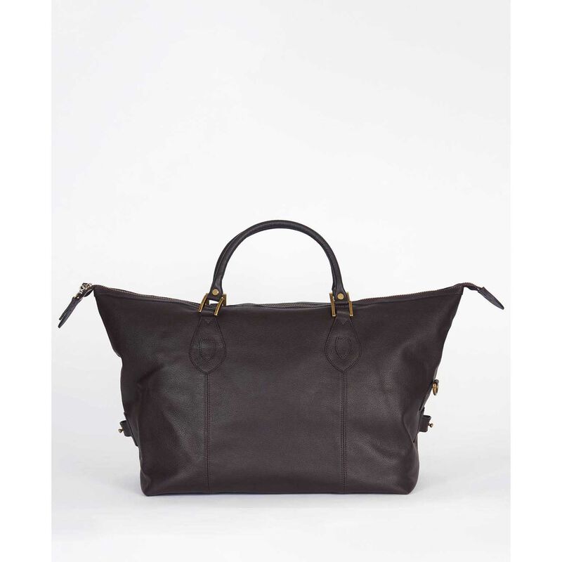Barbour Leather Medium Travel Holdall image number 2