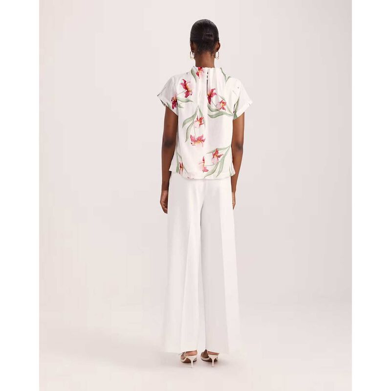 SABA Saint Jean High Neck Silk Top image number 1