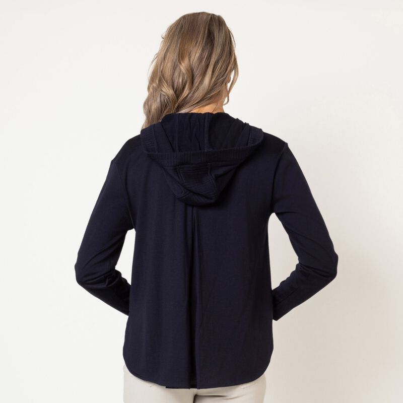 B Merino Hooded Zip Through image number 5