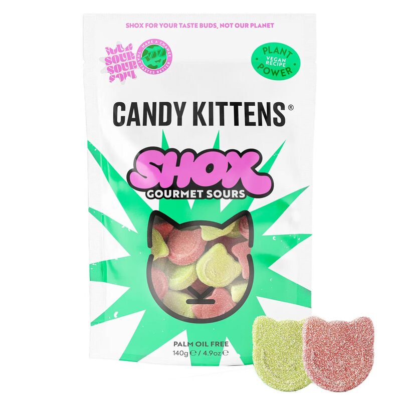 Candy Kittens SHOX Gourmet Sours 140g image number 0