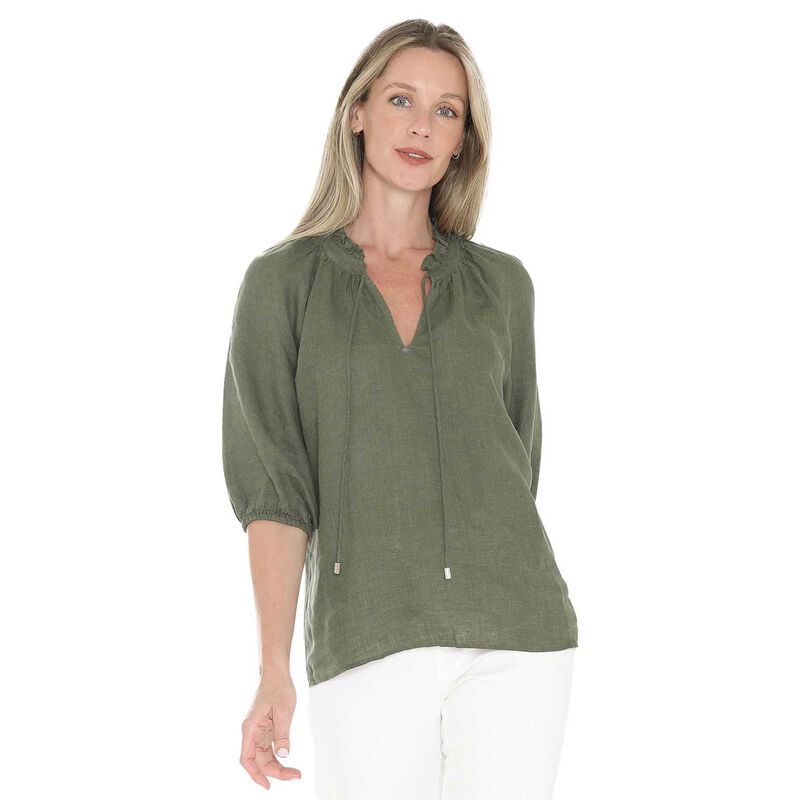 Jump Ruffle Neck Top image number 0