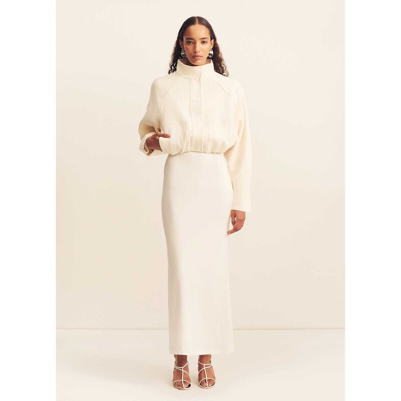 Shona Joy Crosby Cropped Bomber Jacket image number 3
