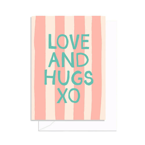 Elm Paper Beach Club Love + Hugs Card