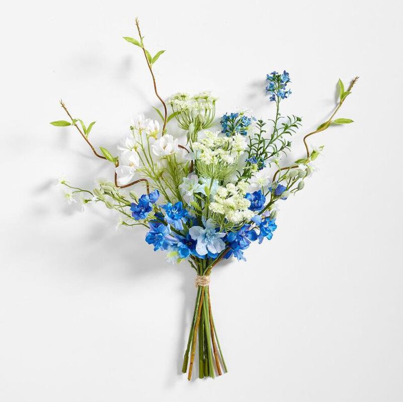Pottery Barn Faux Elevated Blue Flower Bundle image number 0