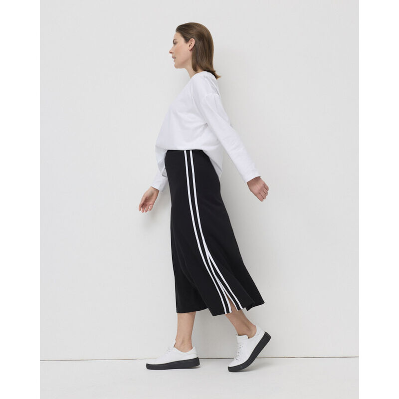 Marco Polo Twin Stripe Ponte Skirt image number 1