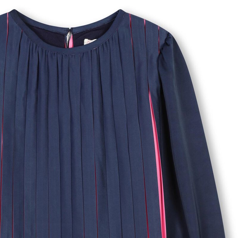 Billieblush Long-Sleeved Pleated Dress 3Y - 6Y image number 2