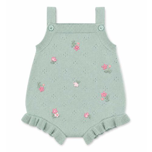 B&eacute;b&eacute; Chelsea Hand Embroidered Knit Bodysuit