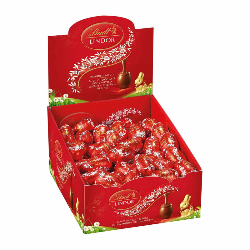 Lindt Lindor Milk Chocolate Easter Egg 18g image number 1