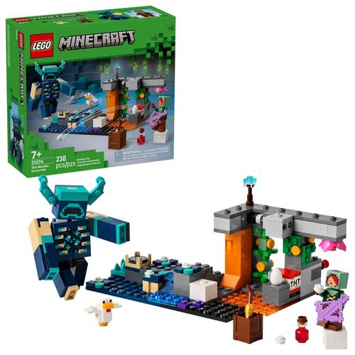 Lego Minecraft The Warden Encounter