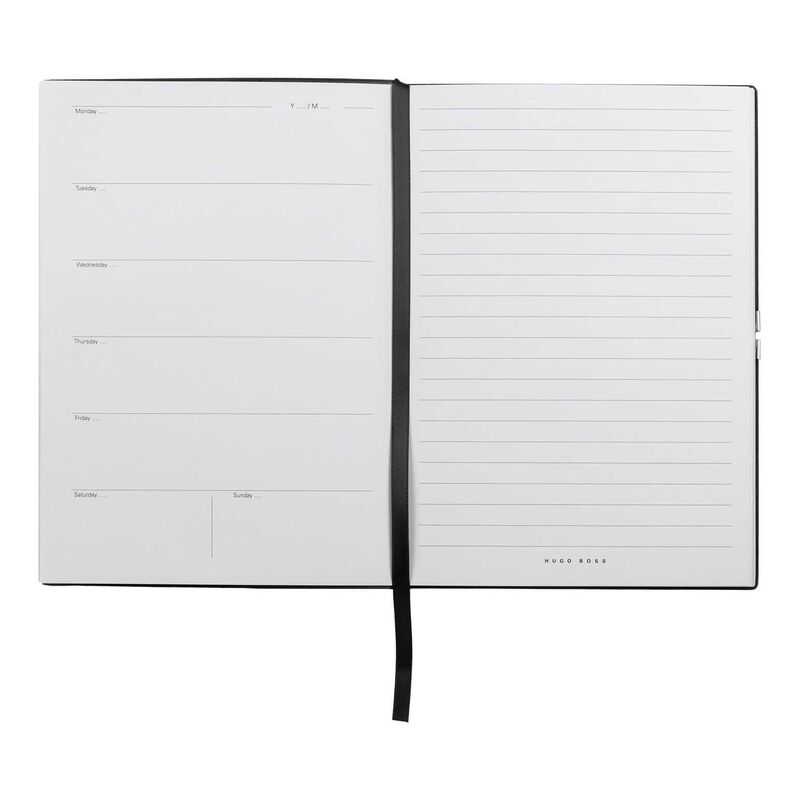 Hugo Boss A5 Elegance Storyline Black Agenda Notebook image number 3
