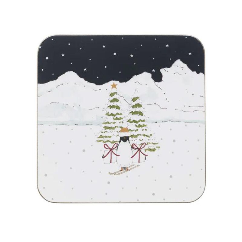 Sophie Allport Snow Season Coasters Set of 4 image number 1