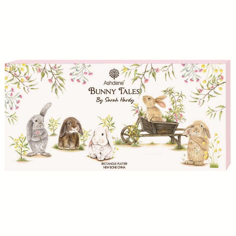Ashdene Bunny Tales Rectangle Platter image number 1
