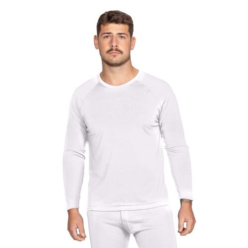 Supreme Mens Merino Wool Crew Neck Long Sleeve Vest