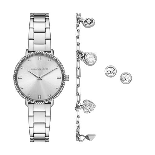 Michael Kors Pyper Two-Hand Stainless Steel Watch