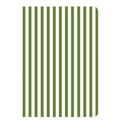 Lettuce Notebook Olive Stripe