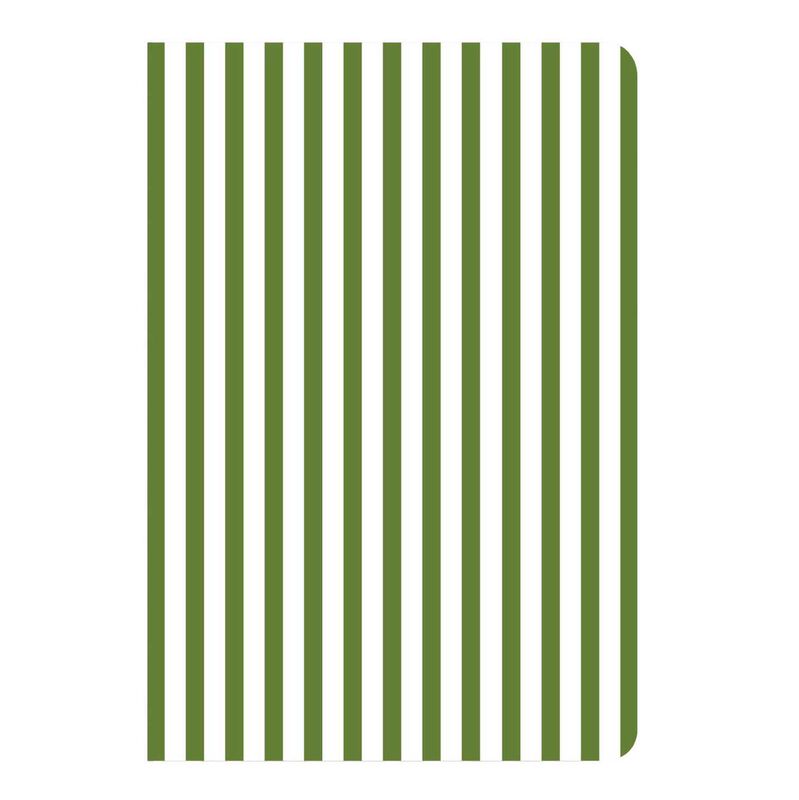 Lettuce Notebook Olive Stripe image number 0