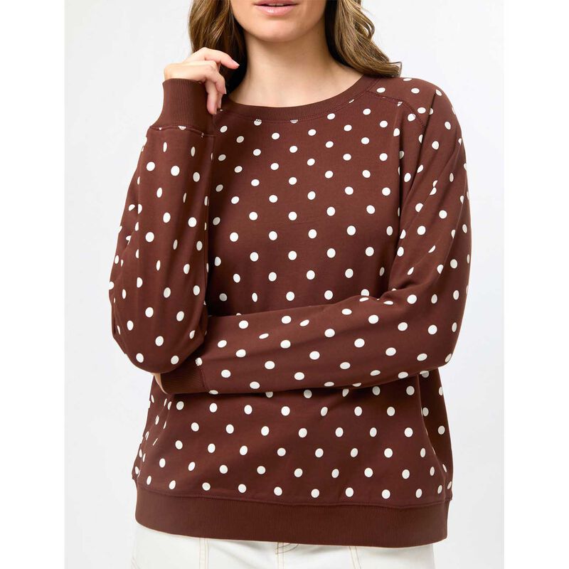 Stella + Gemma Classic Sweatshirt Chocolate Spot image number 2