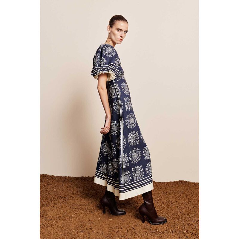 AL&Eacute;MAIS Banderra Midi Dress image number 3