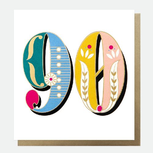 Caroline Gardner Carnival 90Th Birthday Card