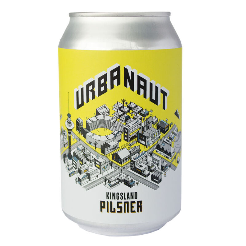 Urbanaut Brewing 'Kingsland' Pilsner 4.5% 330ml image number 0