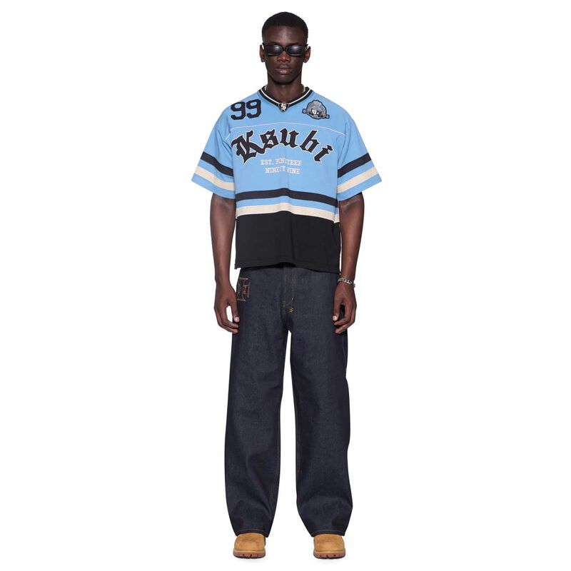 Ksubi Idol Duke Ss Jersey Nue Blue image number 2